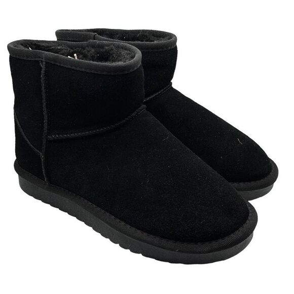 CUSHIONAIRE Women's pull on boot 8 BLACK - Picture 1 of 7